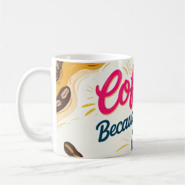 Kaffe, för det är svårt att äta. kaffemugg