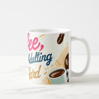 Kaffe, för det är svårt att äta. kaffemugg
