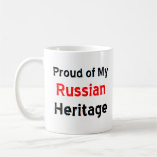 Kaffe för det ryska kulturarvet mugg