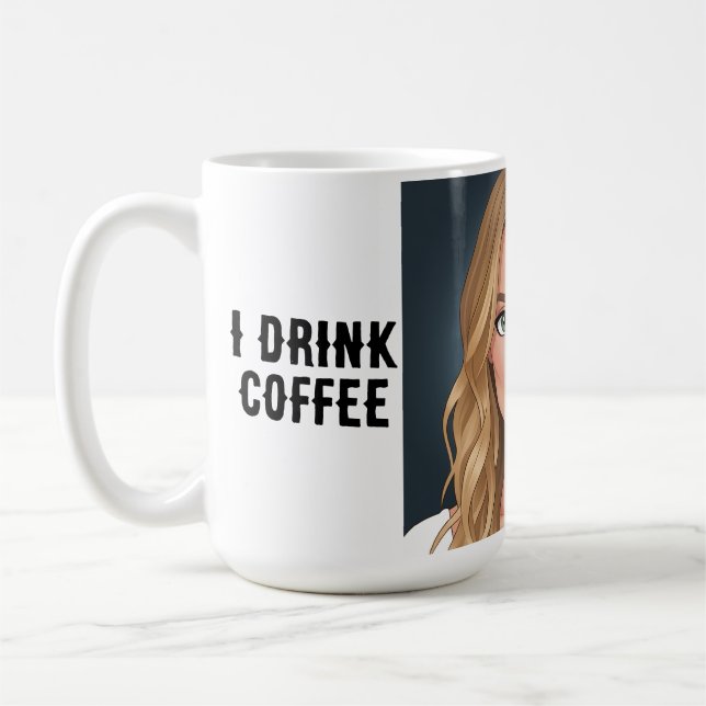 Kaffe för din säkerhet kaffemugg (Vänster)