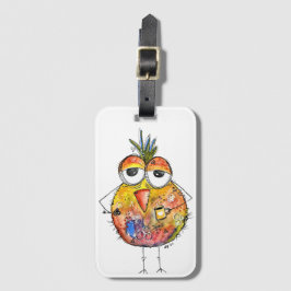 Kaffe för dryck av vimiskt färgat fåglar bagagebricka