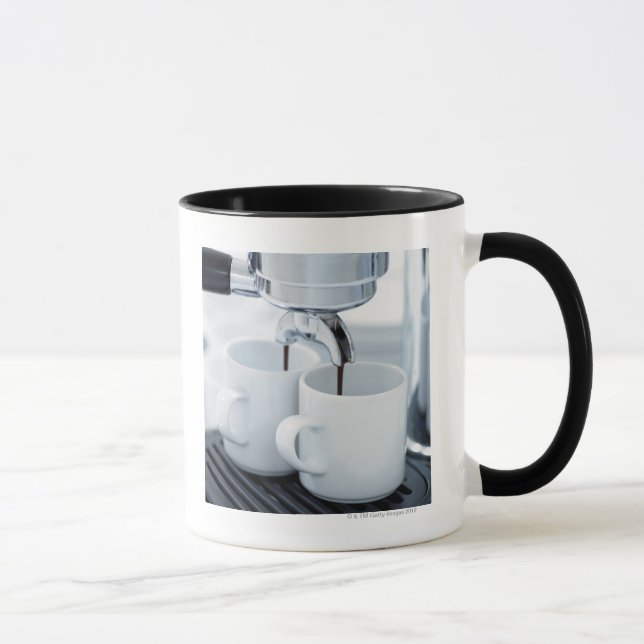 Kaffe för espressomaskindanande mugg (Höger)