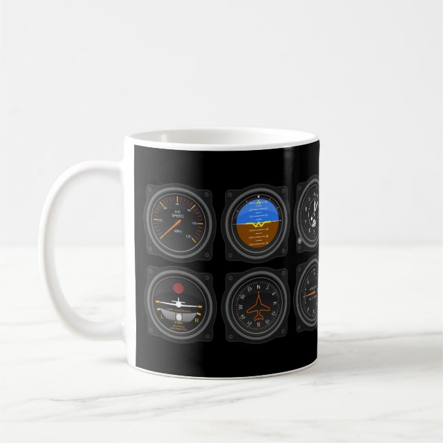 Kaffe för flygplansprofiler Mugg (Vänster)