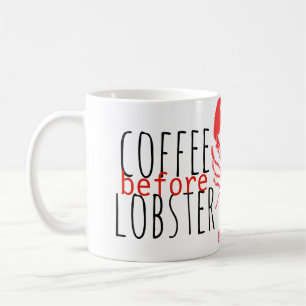Kaffe för hummermugg kaffemugg