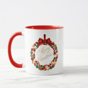Kaffe för julkrans Mugg