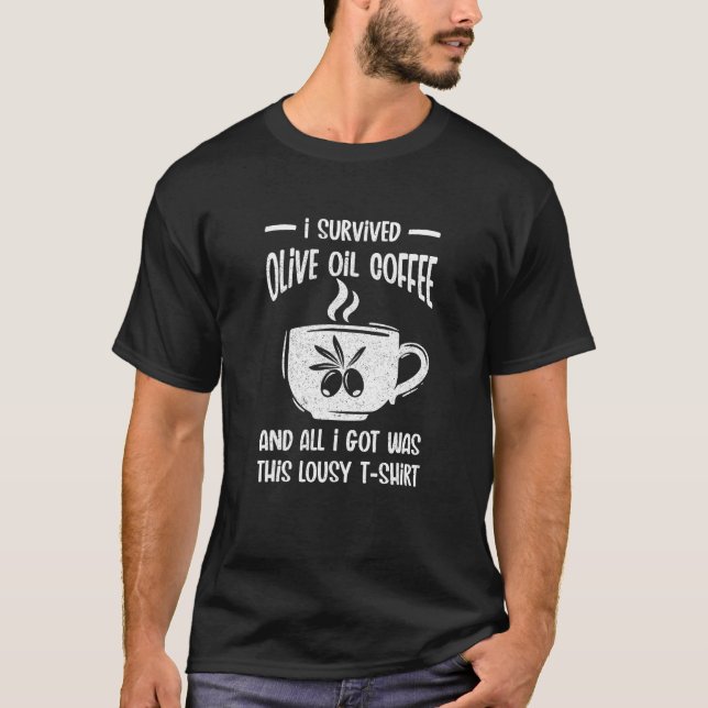 Kaffe för koffeinsyra, som används för framställni t shirt (Framsida)