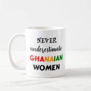 Kaffe för kvinnor i ghanaiska mugg