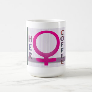 Kaffe för kvinnor kaffemugg