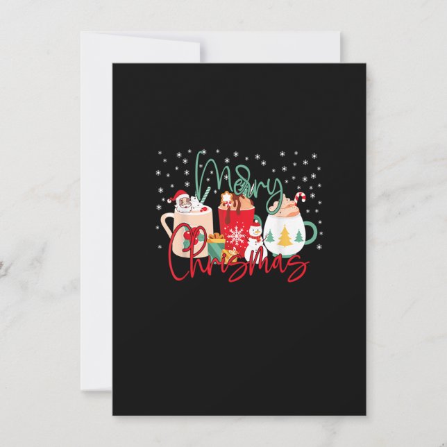 Kaffe för kvinnor - Vintercof Inbjudningar (Framsida)