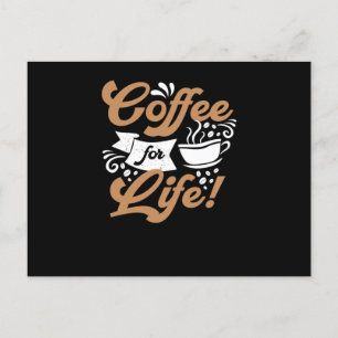Kaffe för livförsäkring Kaffeschemi Vykort