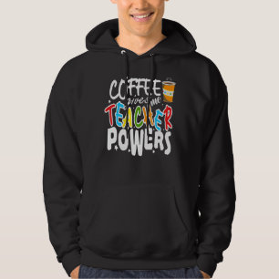Kaffe för matematlärarkaffe för att lära matematik hoodie