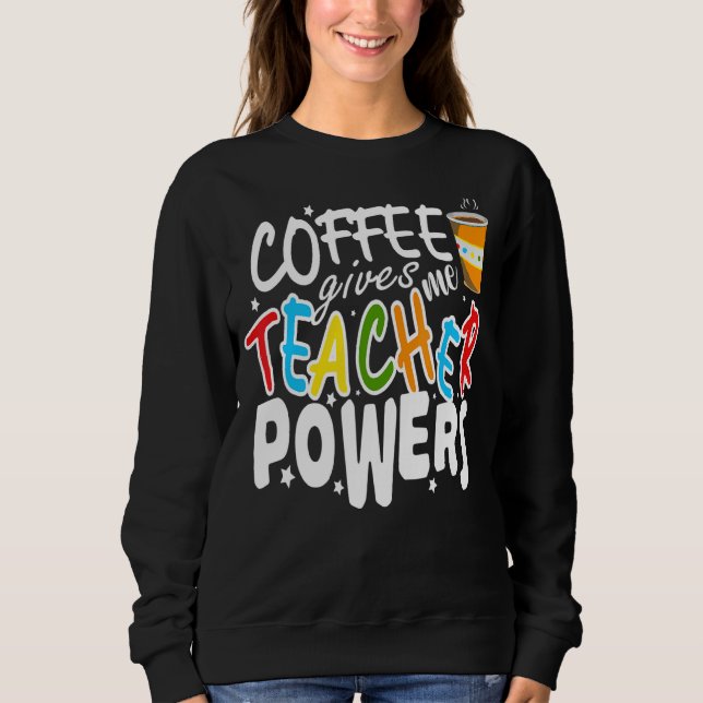 Kaffe för matematlärarkaffe för att lära matematik t shirt (Framsida)
