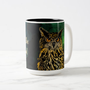 Kaffe för Night Uggla Mugg