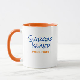 Kaffe för ön Siargao Mugg