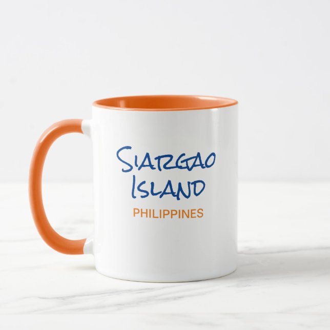 Kaffe för ön Siargao Mugg (Vänster)