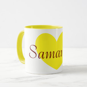 Kaffe för Personlig av stora Gulter Mugg