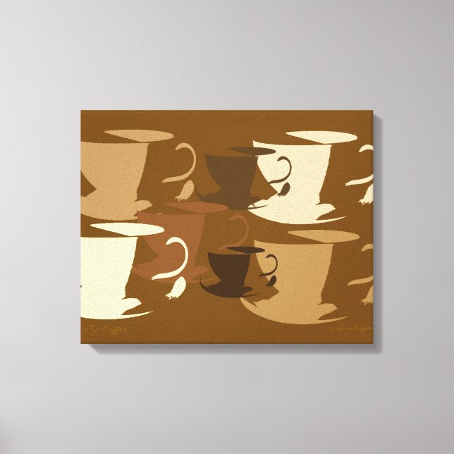 Kaffe för popkonst på Canvas (Framsida)