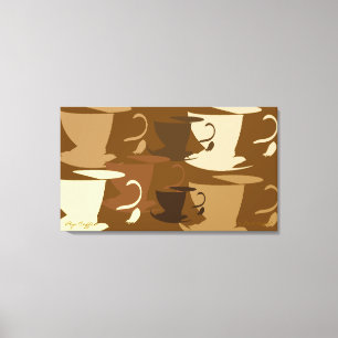Kaffe för popkonst på Canvas