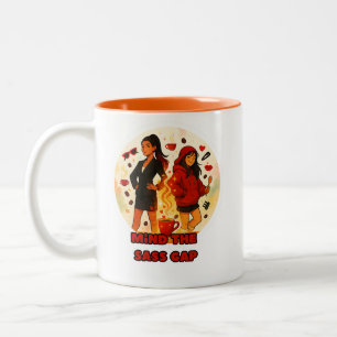 Kaffe för roliga kvinnor i mugg