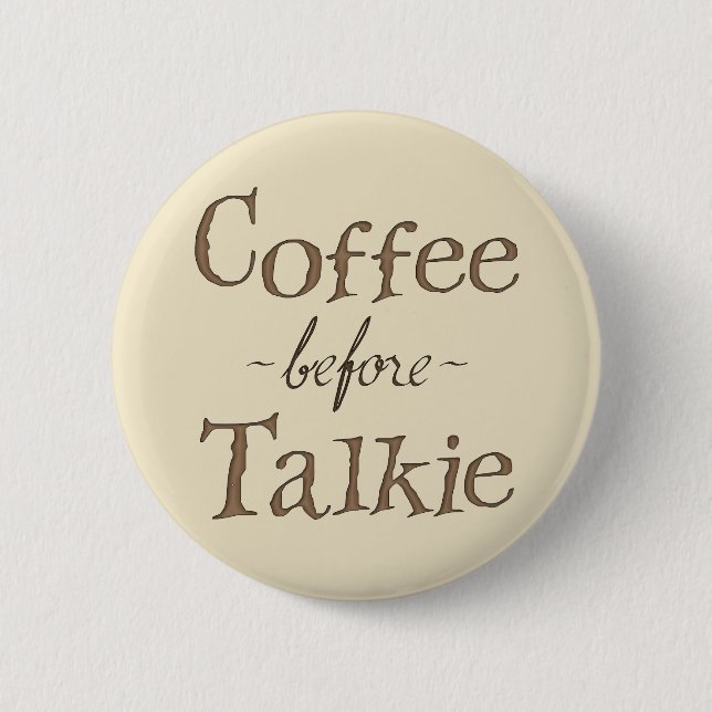 Kaffe för Talkie Knapp (Framsida)