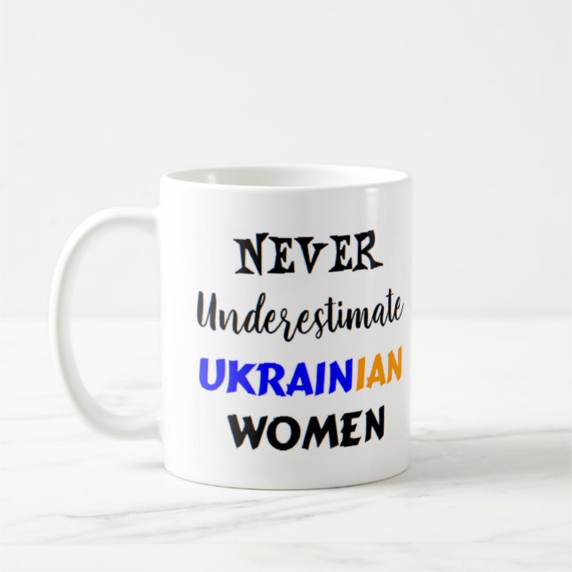 Kaffe för ukrainska kvinnor mugg (Vänster)