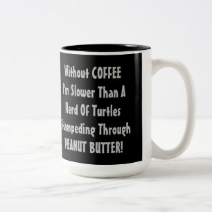 Kaffe Fördröjning Kaffe Humor Två-Tonad Mugg