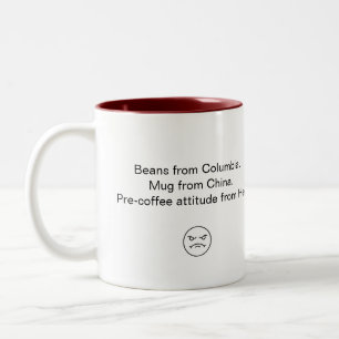 Kaffe före kaffetoppet mugg