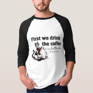 Kaffe före kroppar av Raglan Shirt T