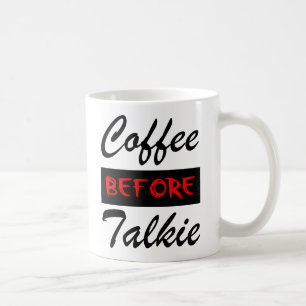 Kaffe före snack Rolig mugg