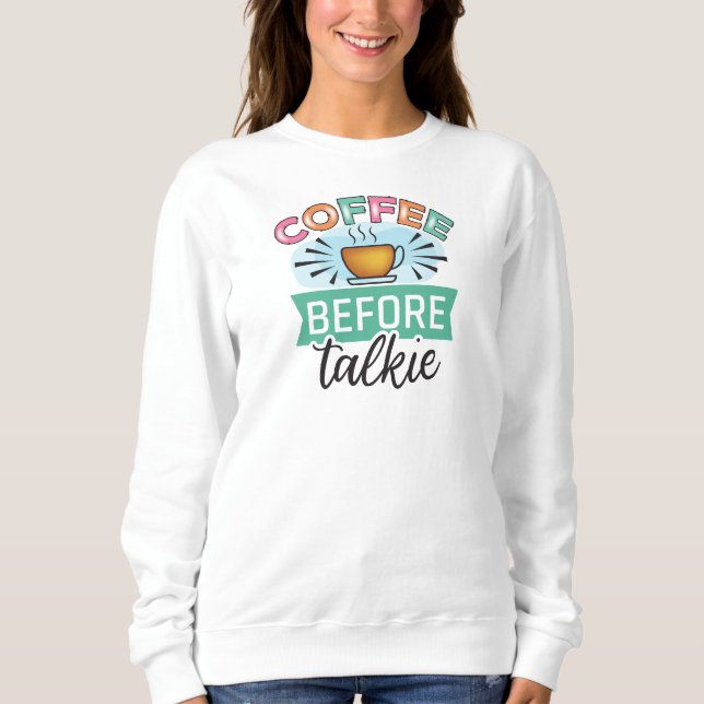 Kaffe före snack t shirt (Framsida)