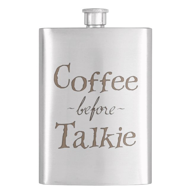 Kaffe före Talkie Fickplunta (Framsidan)