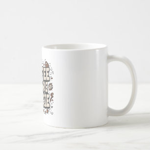 Kaffe före Talkie - Funny Morgon Mugg för Kaffe