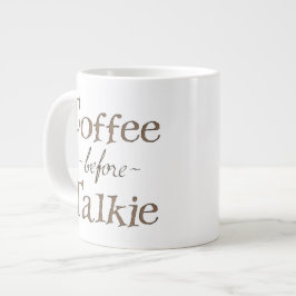 Kaffe före Talkie Jumbo Mugg