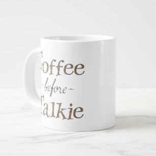 Kaffe före Talkie Jumbo Mugg