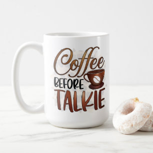 Kaffe före Talkie Kaffemugg