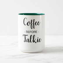 Kaffe före Talkie