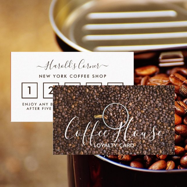 Kaffe-förmånskort - kaffeburen Kopp Lojalitetskort (Skapare uppladdad)