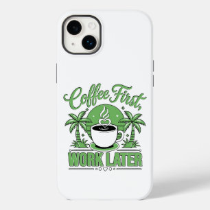 Kaffe först, arbete senare. Drivs av Caffeine Vibe