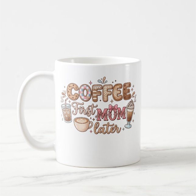 kaffe först kaffemugg (Vänster)