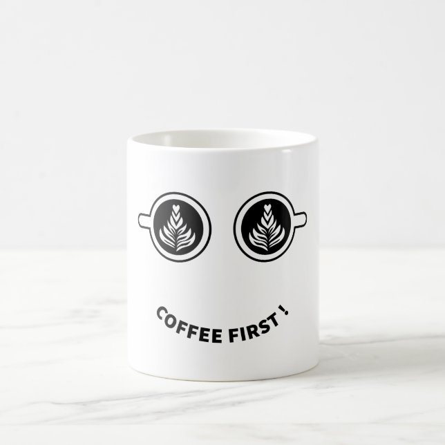 Kaffe först kaffemugg (Center)
