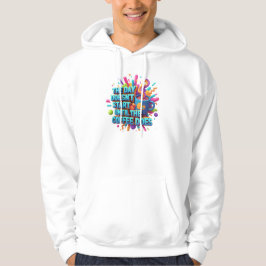 Kaffe Först Morgon Klistermärke Hoodie