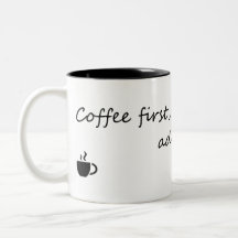 Kaffe första Adulting Second - Funny kaffeoffert