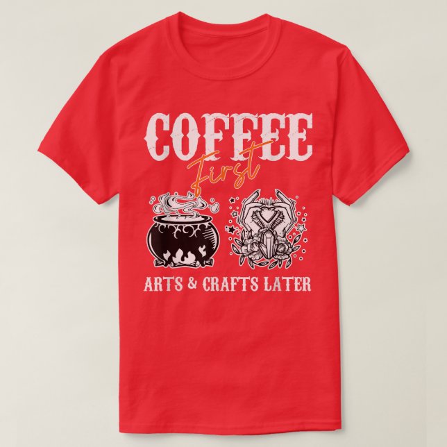 Kaffe, första konst och hantverk senare pH T Shirt (Design framsida)