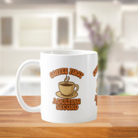 Kaffe första med andra citatet humor