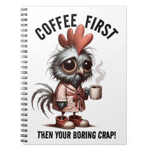 Kaffe, första nota anteckningsbok