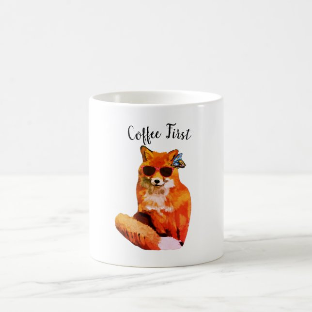 Kaffe Fox teckning Mugg (Center)