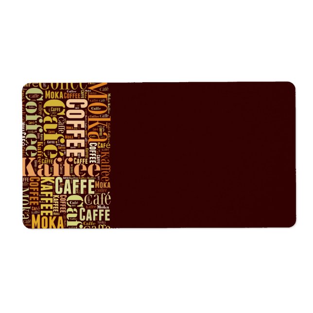 Kaffe Fraktsedel (Framsidan)