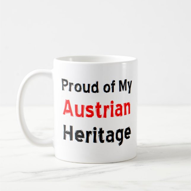 kaffe från det austriska arvet mugg (Vänster)