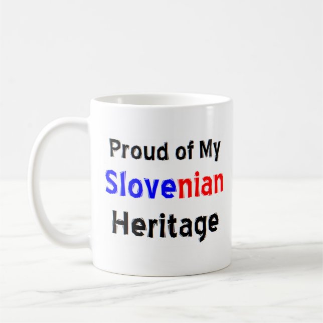 kaffe från det slovenska arvet mugg (Vänster)