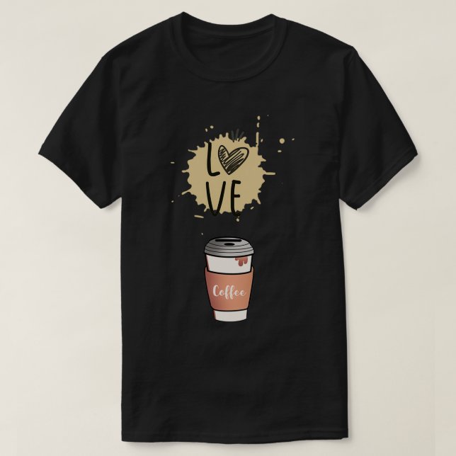 Kaffe från Kärlek vid Baristdagen T Shirt (Design framsida)